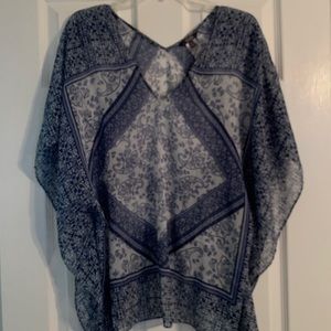 Sheer blouse NWOT